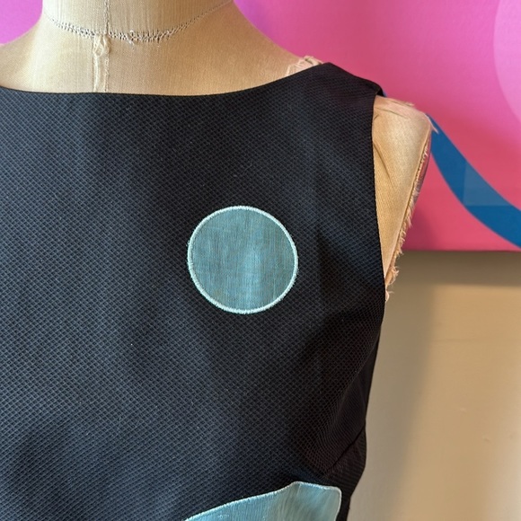 Moschino Cheap Chic Black Polka Dot Shift Dress The Nanny - Picture 3 of 10